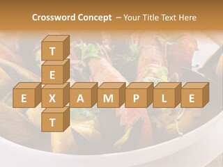 Shrimp Cioppino Seafood PowerPoint Template