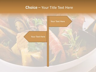 Shrimp Cioppino Seafood PowerPoint Template