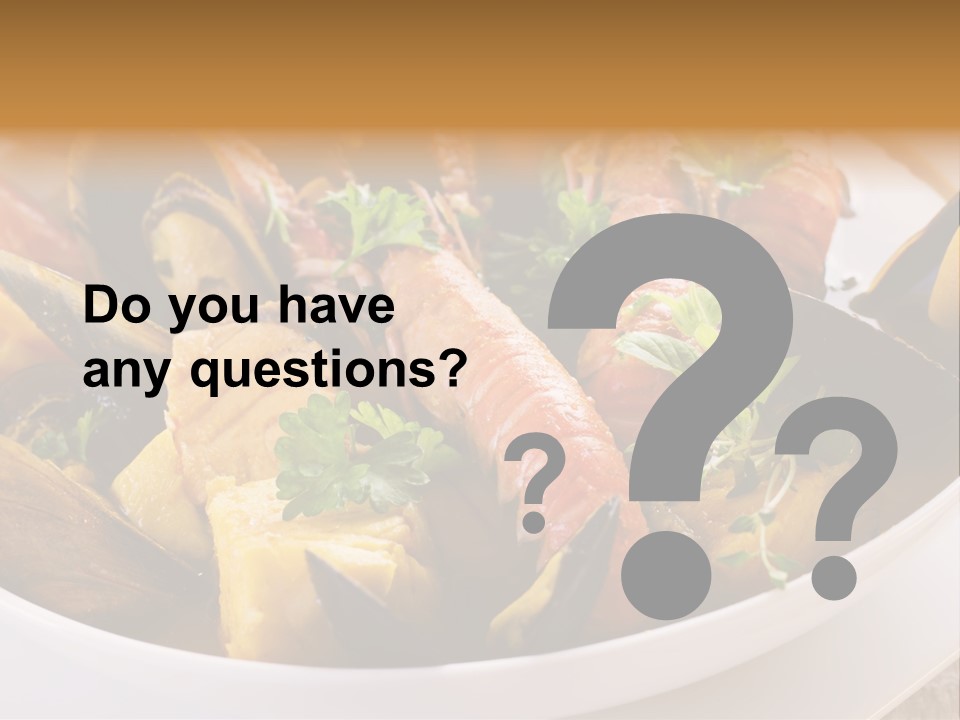Shrimp Cioppino Seafood PowerPoint Template