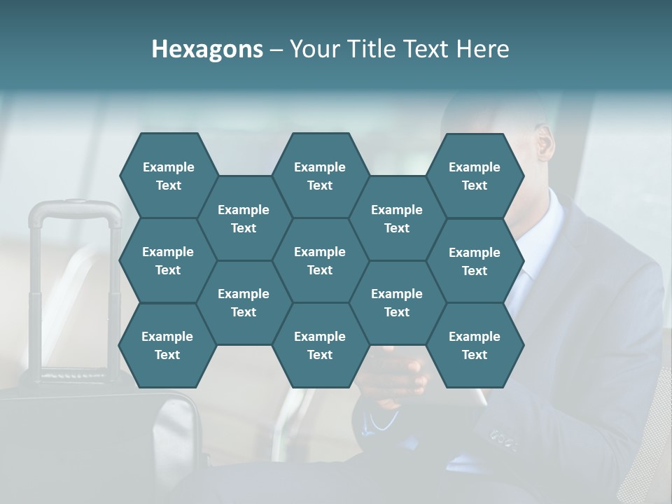 Bag Businessman African PowerPoint Template