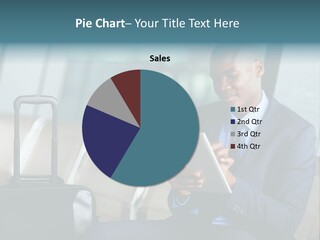 Bag Businessman African PowerPoint Template