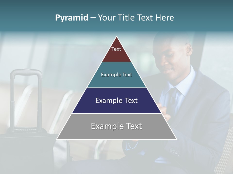 Bag Businessman African PowerPoint Template