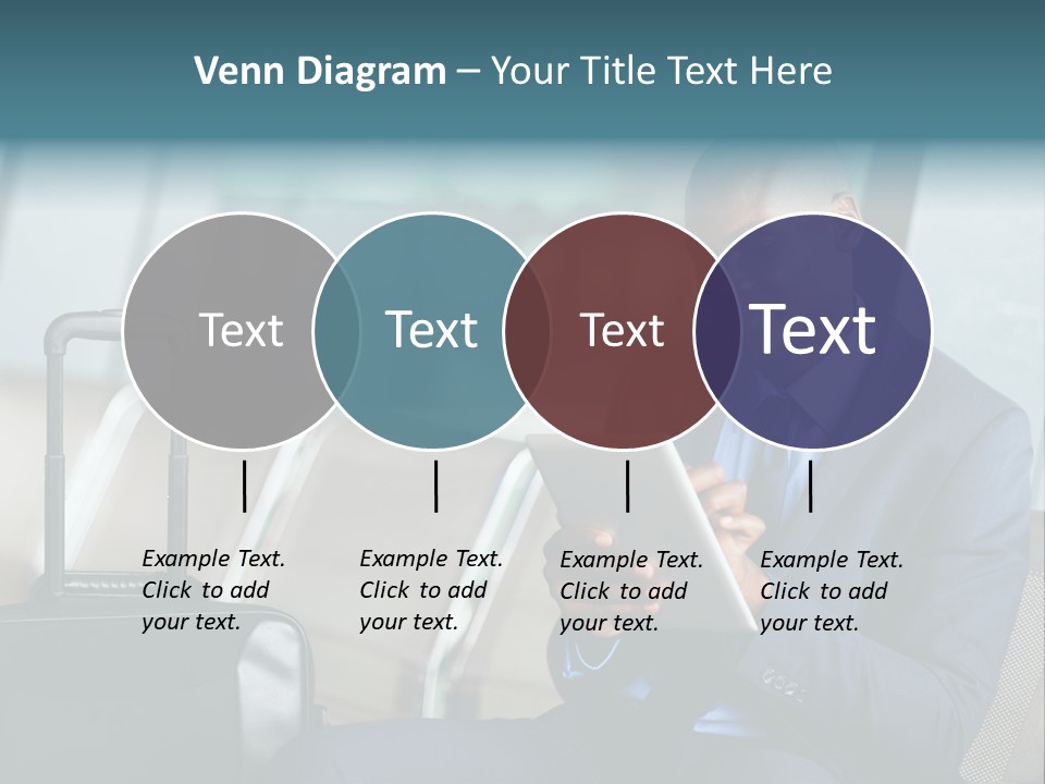 Bag Businessman African PowerPoint Template