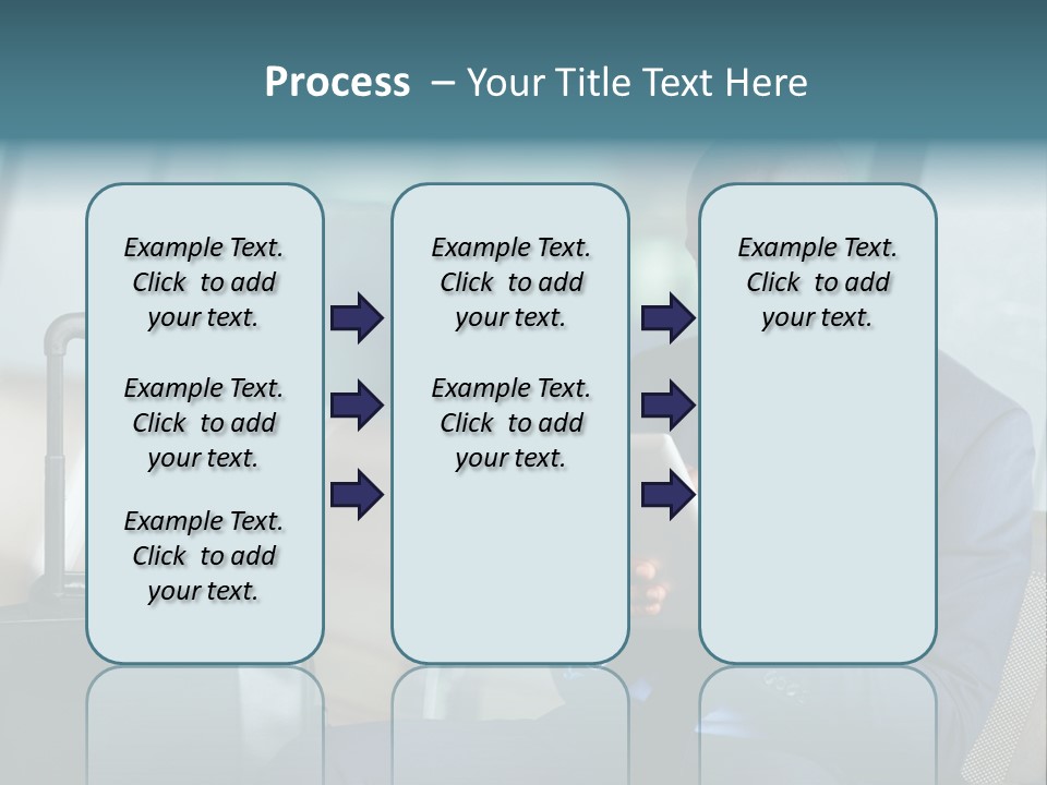 Bag Businessman African PowerPoint Template