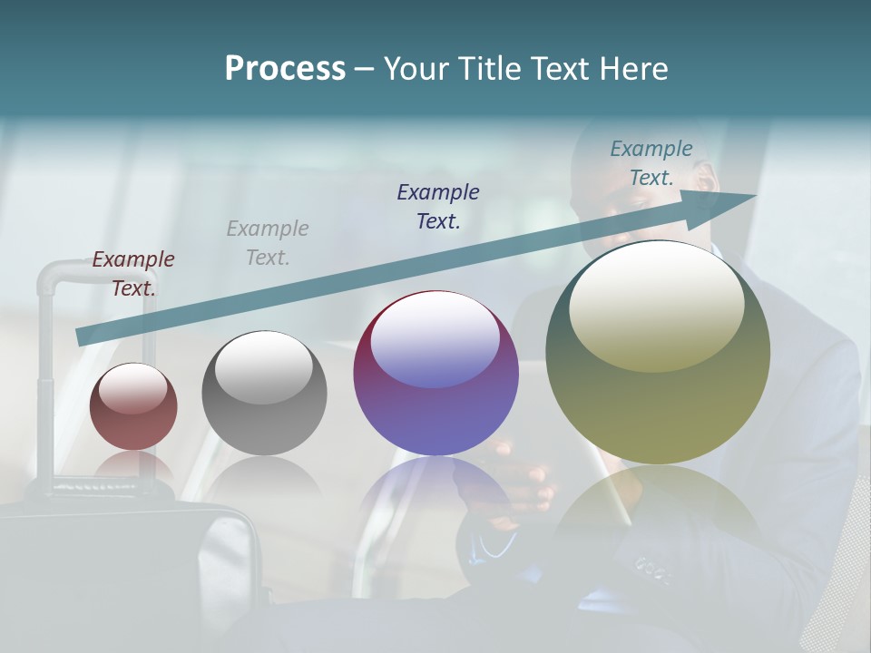 Bag Businessman African PowerPoint Template