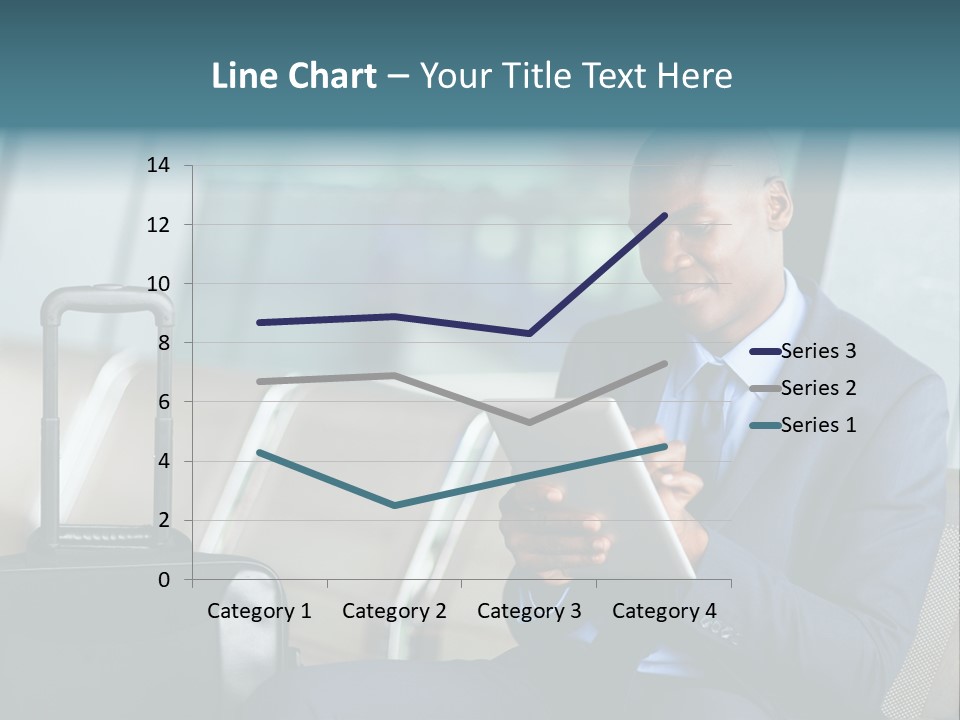 Bag Businessman African PowerPoint Template