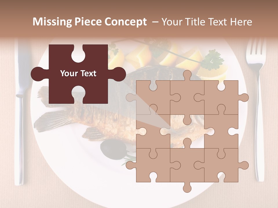 Cooked Length Tail PowerPoint Template