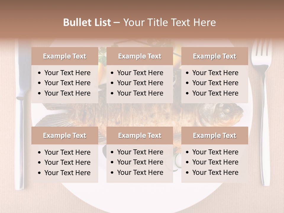 Cooked Length Tail PowerPoint Template