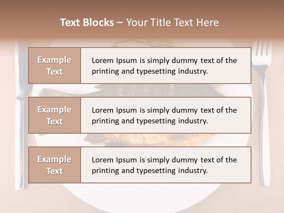 Cooked Length Tail PowerPoint Template
