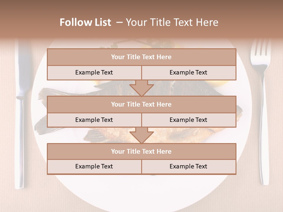 Cooked Length Tail PowerPoint Template