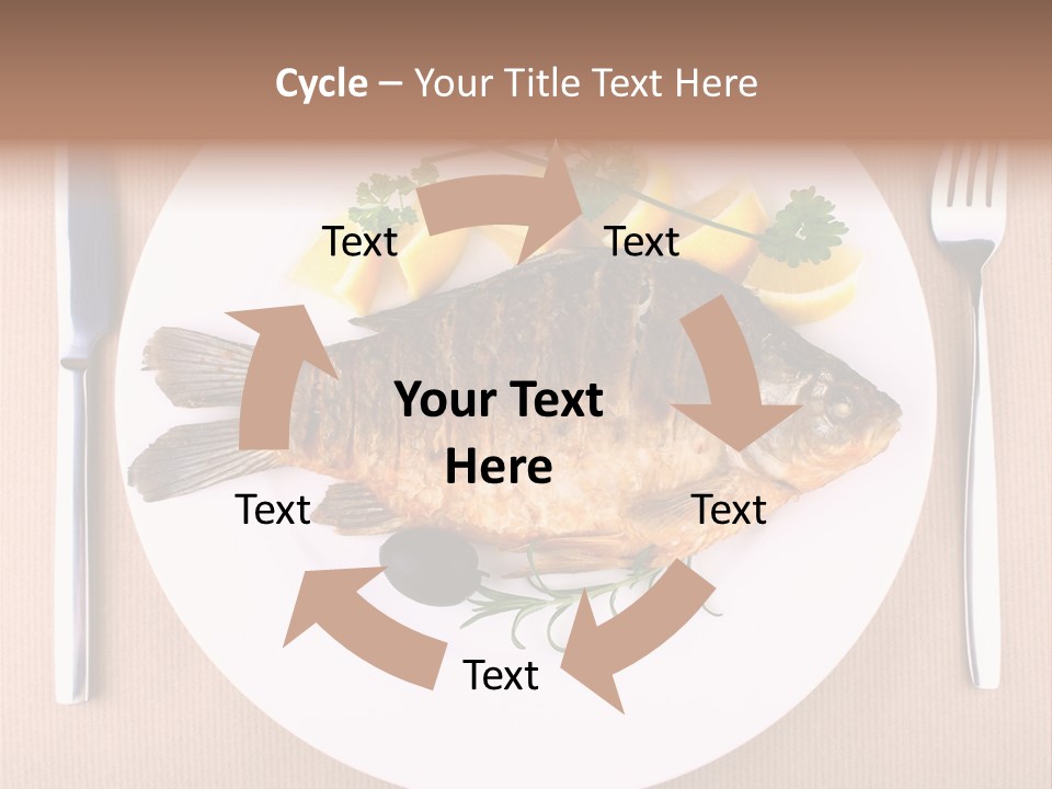 Cooked Length Tail PowerPoint Template