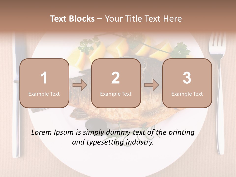 Cooked Length Tail PowerPoint Template