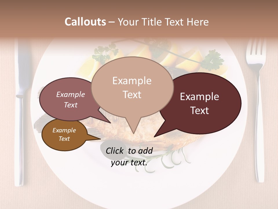 Cooked Length Tail PowerPoint Template