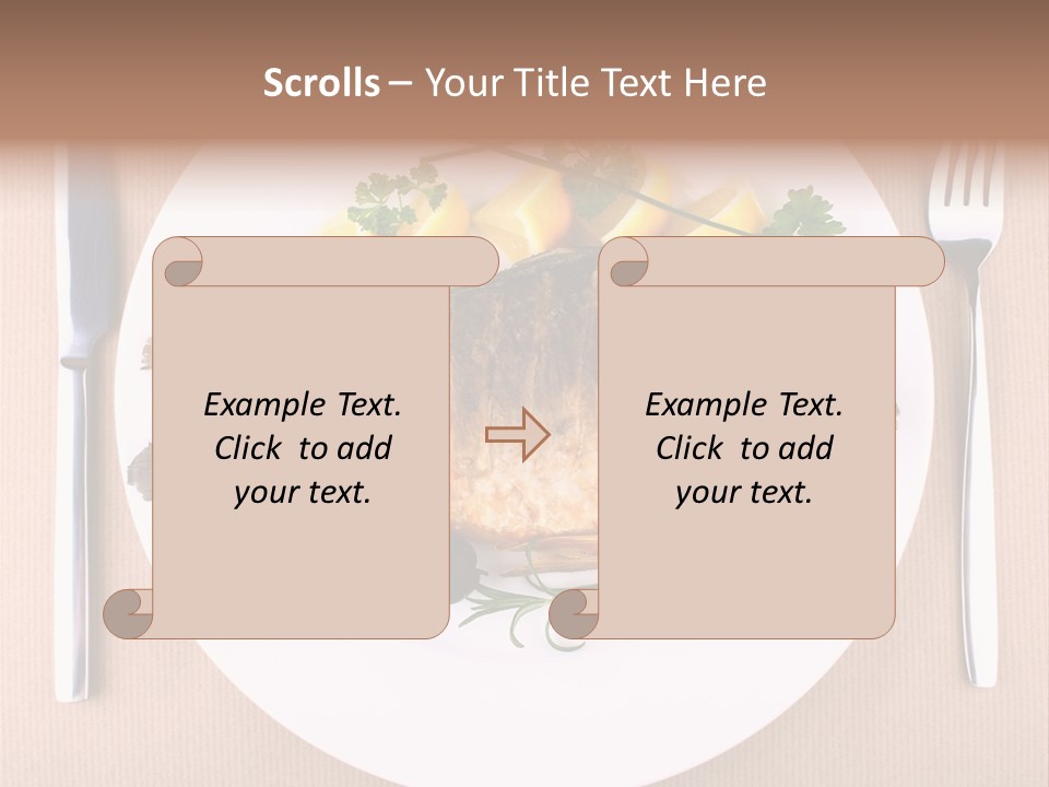 Cooked Length Tail PowerPoint Template