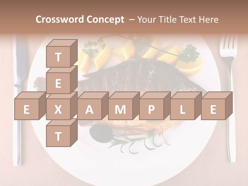 Cooked Length Tail PowerPoint Template