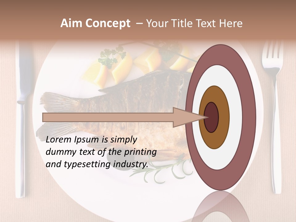 Cooked Length Tail PowerPoint Template