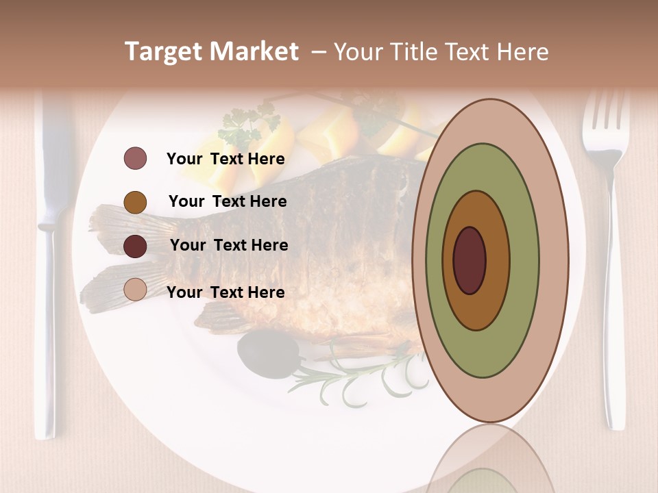 Cooked Length Tail PowerPoint Template