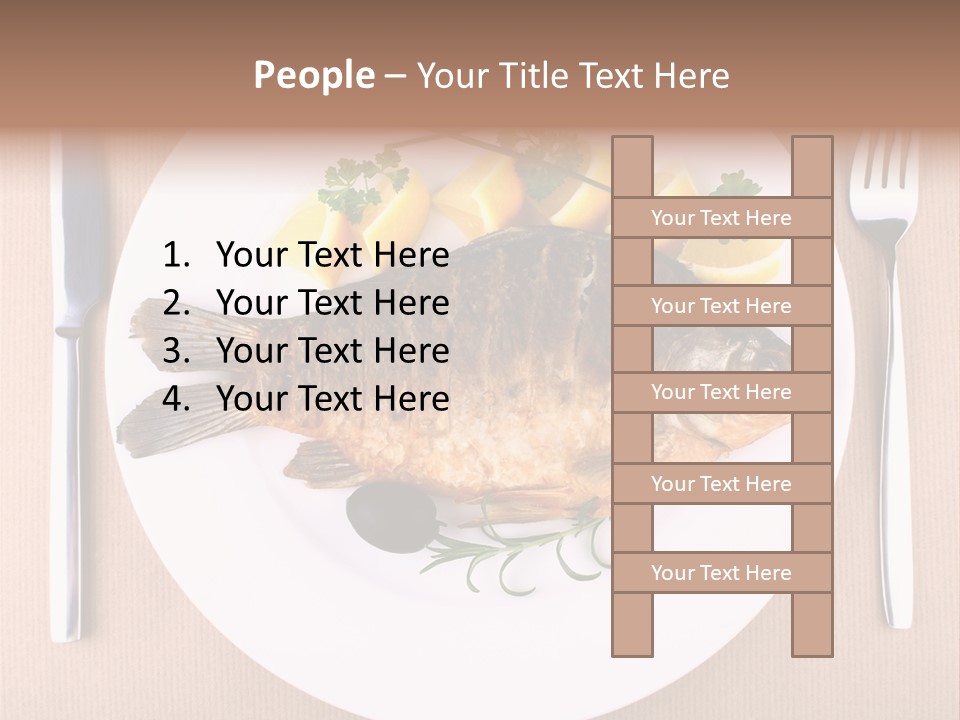 Cooked Length Tail PowerPoint Template