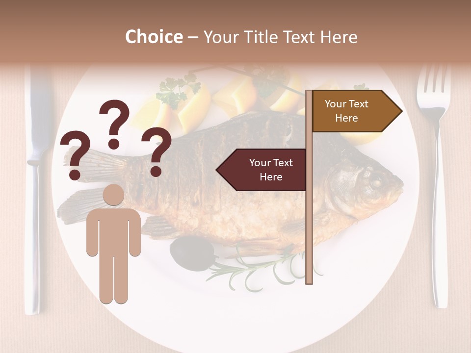 Cooked Length Tail PowerPoint Template