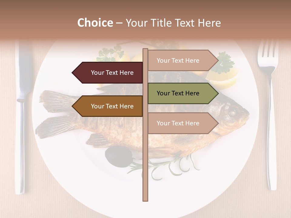 Cooked Length Tail PowerPoint Template