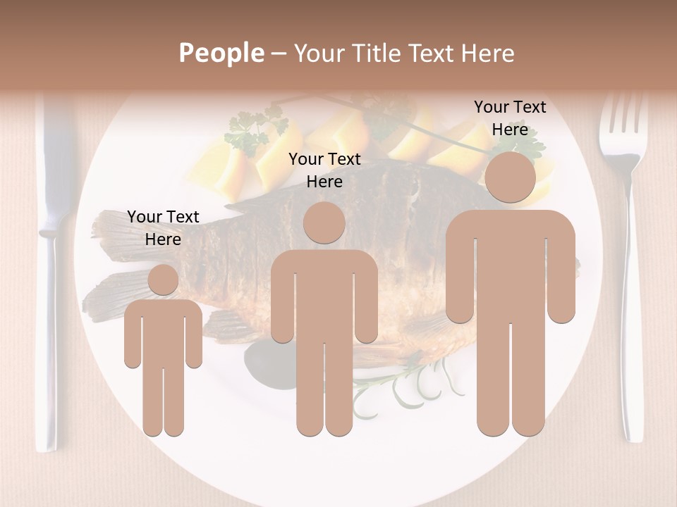 Cooked Length Tail PowerPoint Template