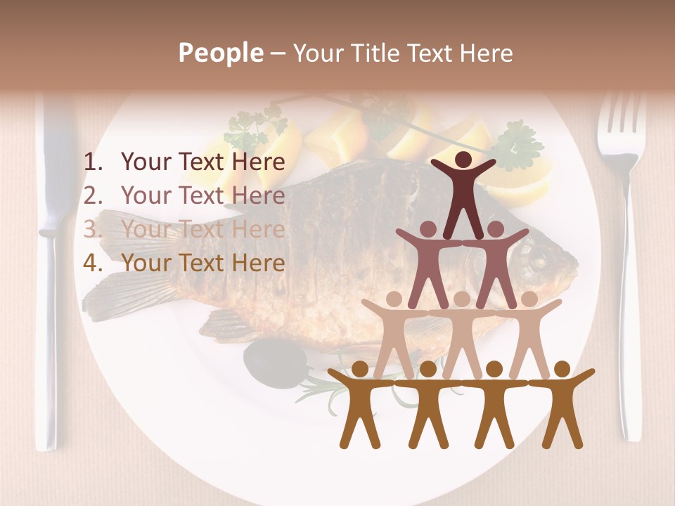 Cooked Length Tail PowerPoint Template