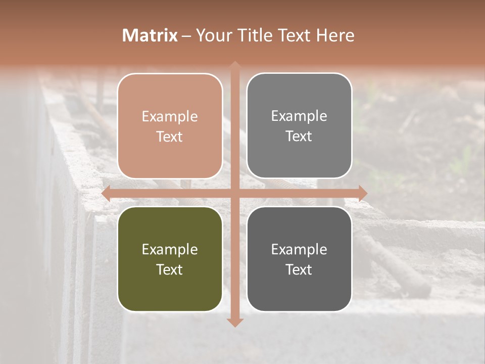 Concrete Excavation Accessory PowerPoint Template