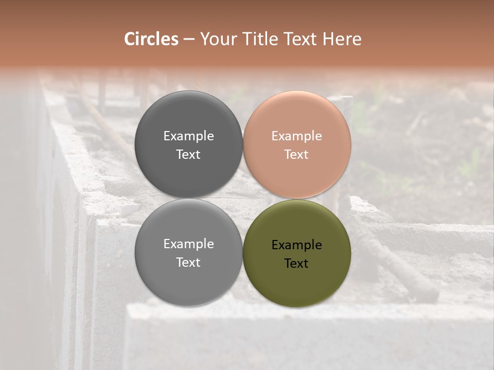 Concrete Excavation Accessory PowerPoint Template