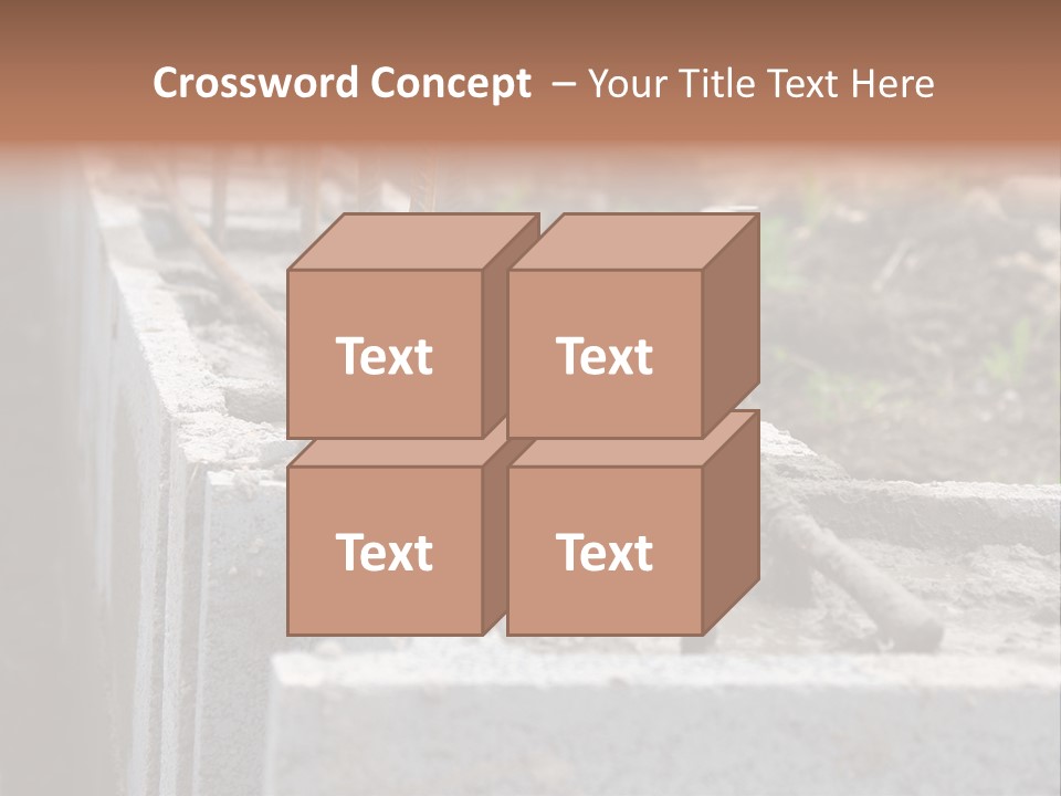 Concrete Excavation Accessory PowerPoint Template