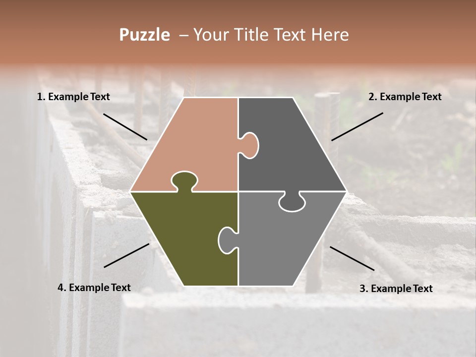 Concrete Excavation Accessory PowerPoint Template