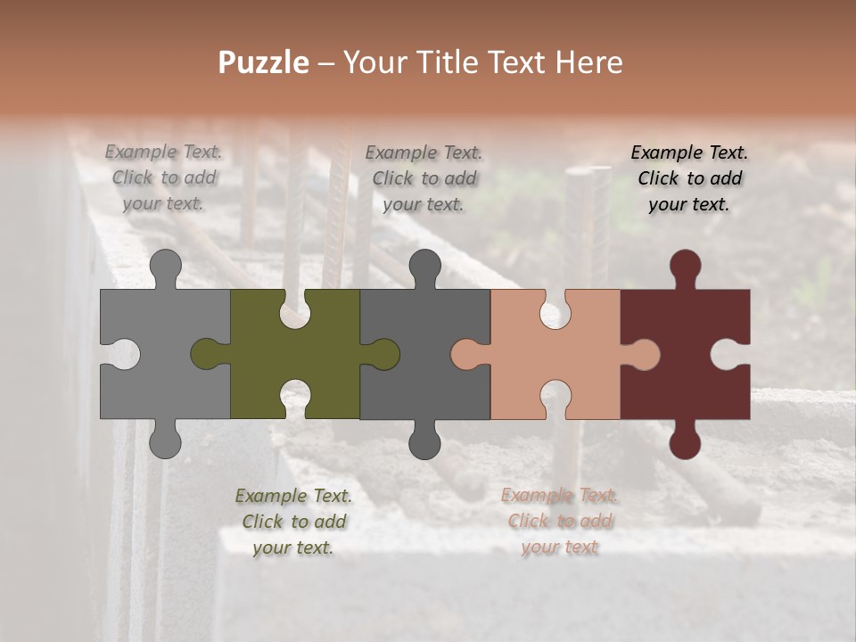 Concrete Excavation Accessory PowerPoint Template