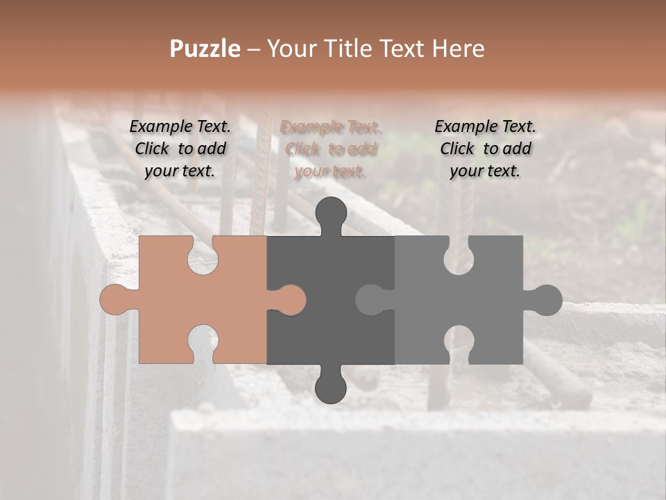 Concrete Excavation Accessory PowerPoint Template