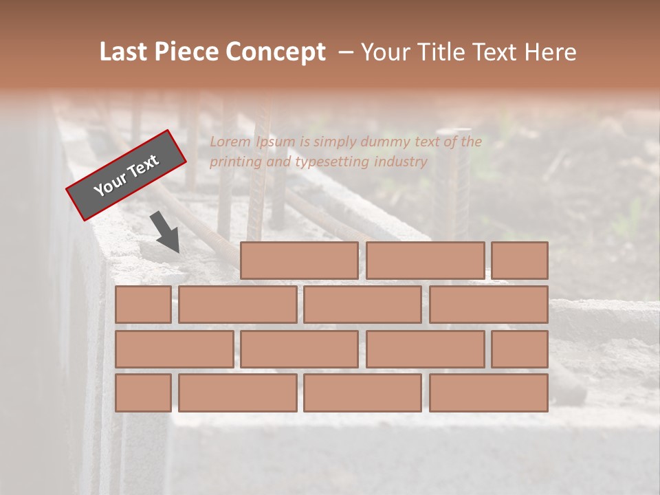 Concrete Excavation Accessory PowerPoint Template