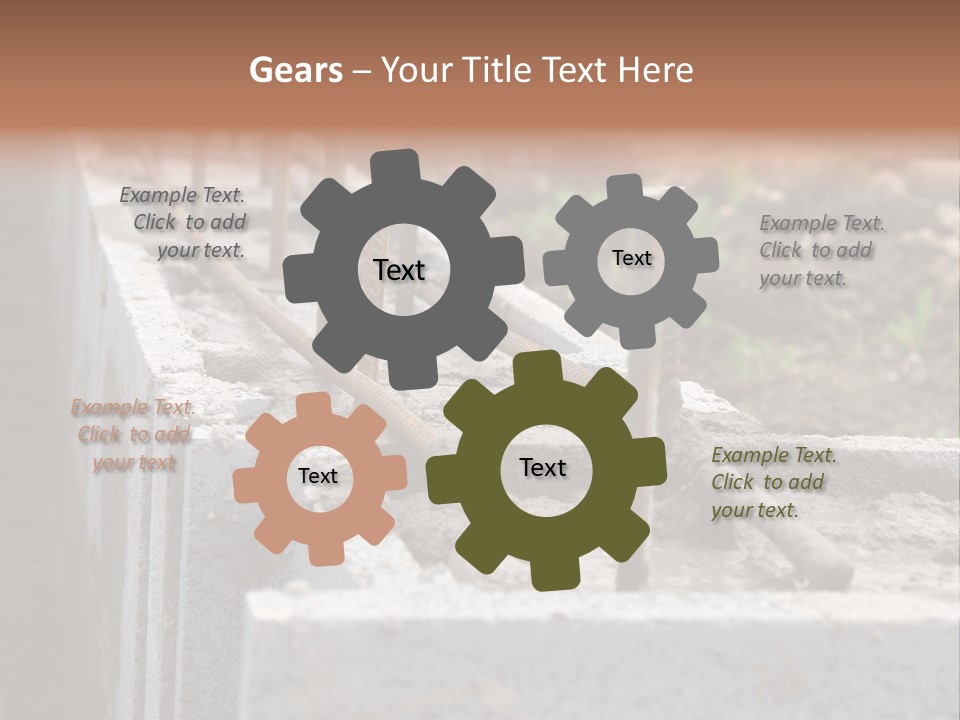 Concrete Excavation Accessory PowerPoint Template