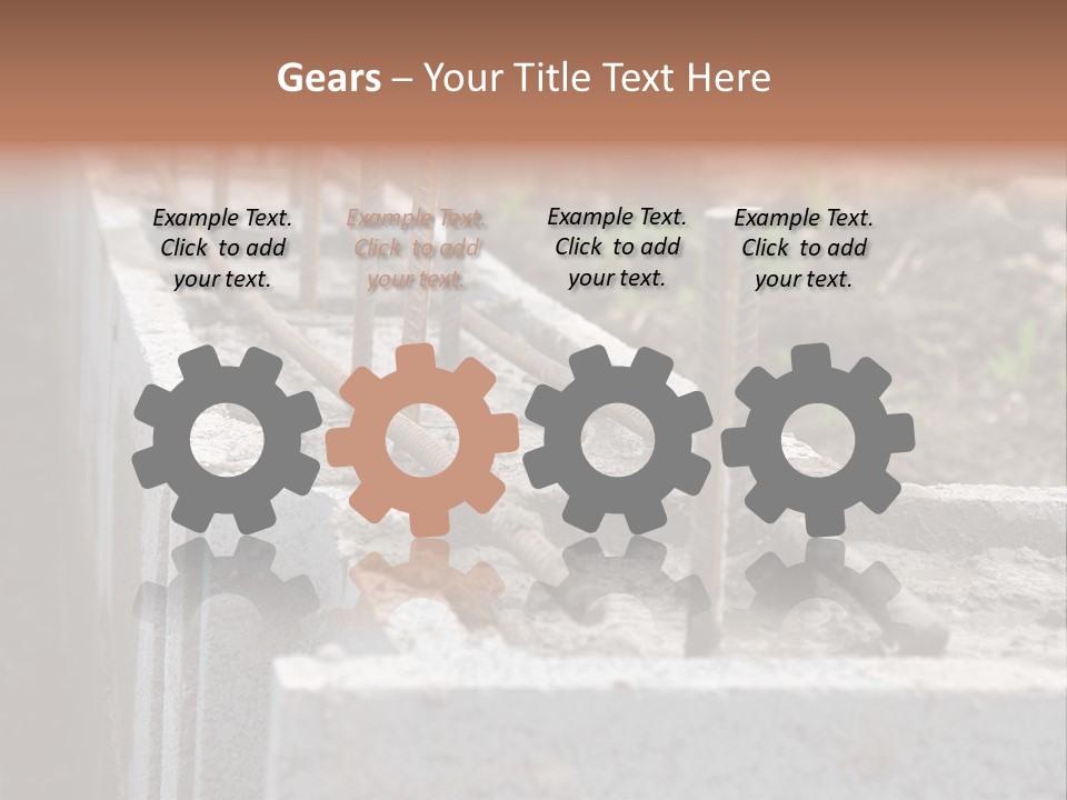 Concrete Excavation Accessory PowerPoint Template