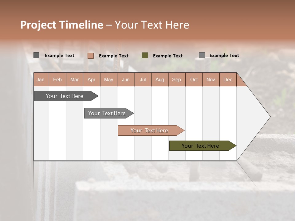 Concrete Excavation Accessory PowerPoint Template