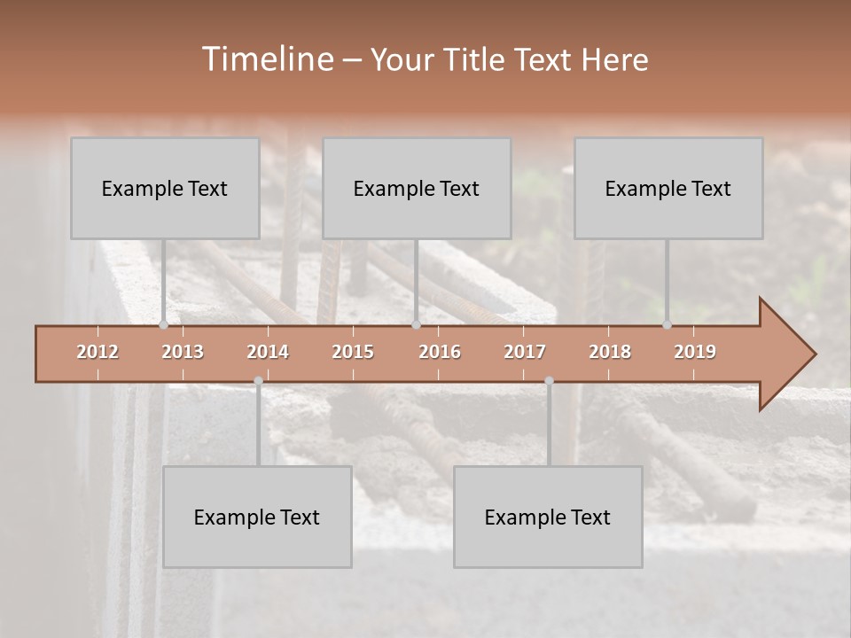 Concrete Excavation Accessory PowerPoint Template