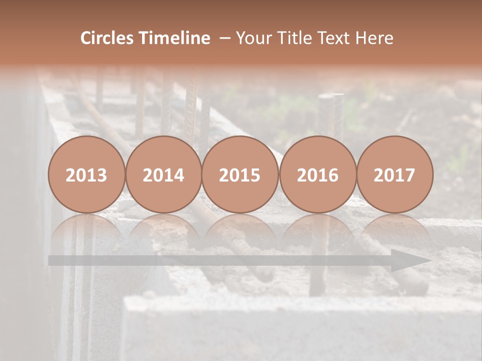 Concrete Excavation Accessory PowerPoint Template