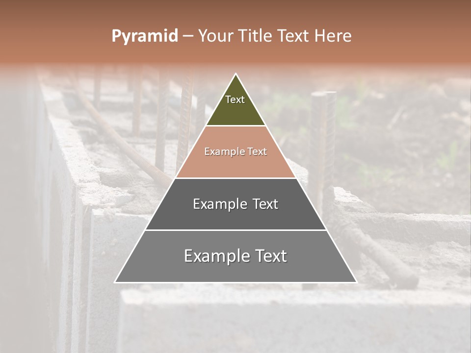 Concrete Excavation Accessory PowerPoint Template