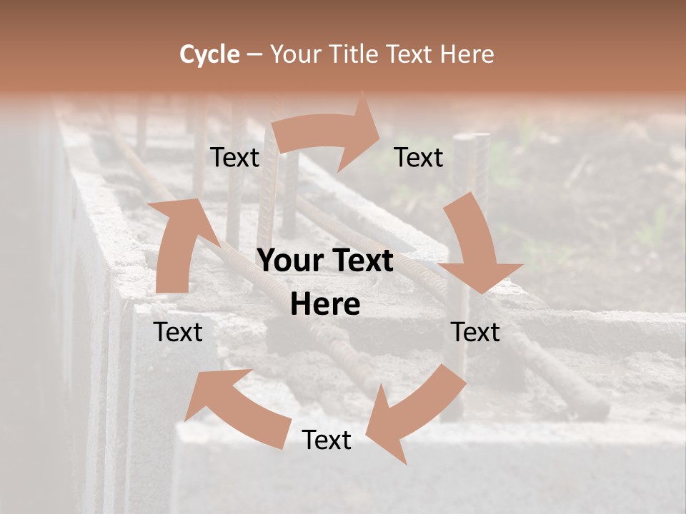Concrete Excavation Accessory PowerPoint Template