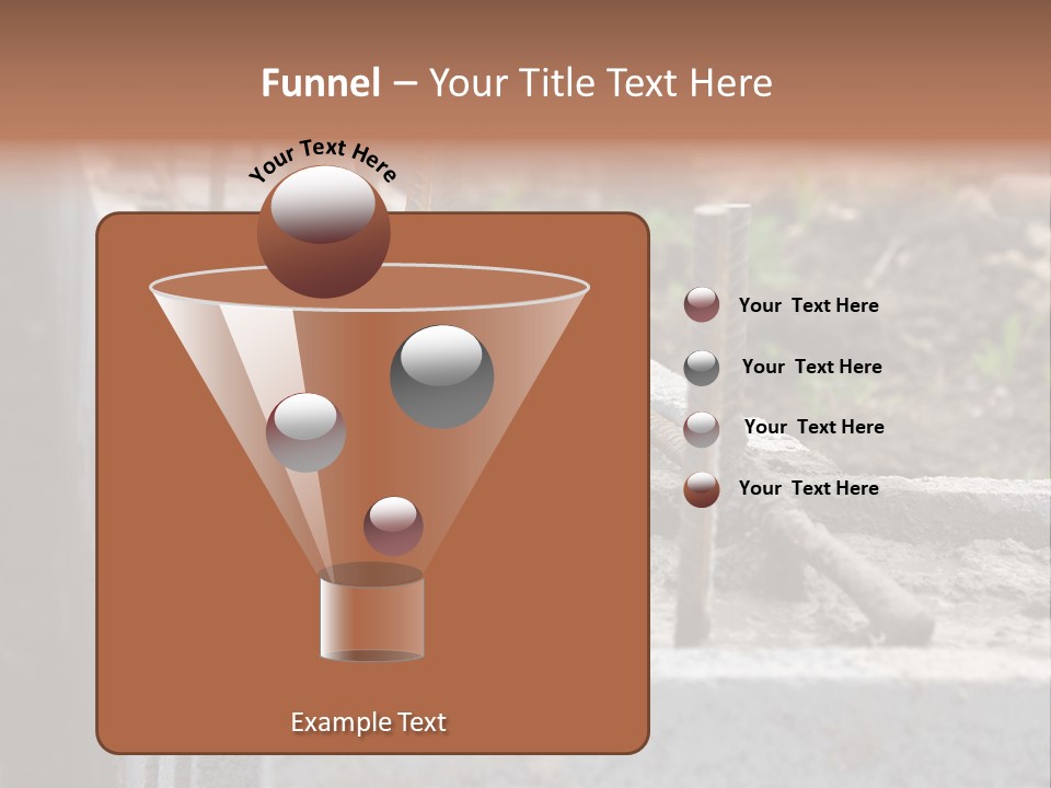 Concrete Excavation Accessory PowerPoint Template