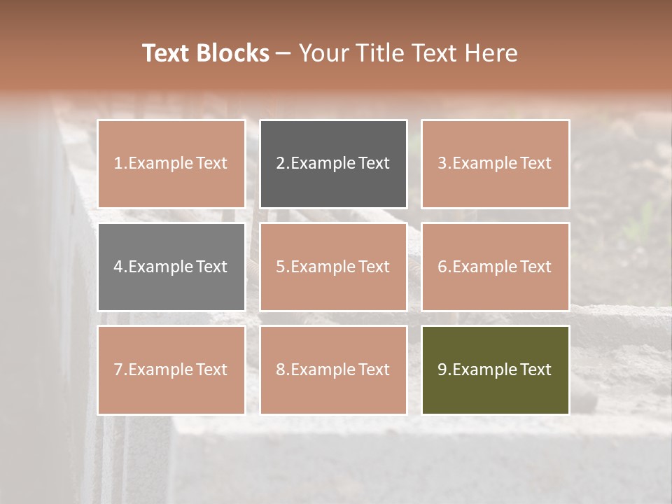 Concrete Excavation Accessory PowerPoint Template