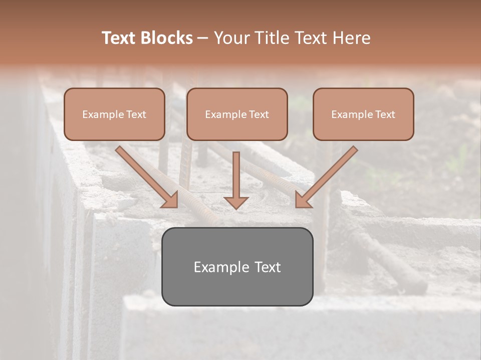 Concrete Excavation Accessory PowerPoint Template