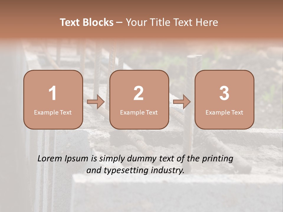 Concrete Excavation Accessory PowerPoint Template