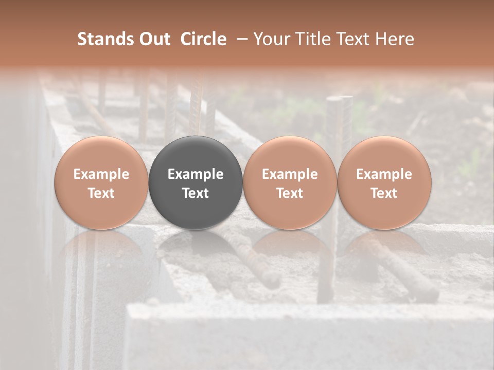 Concrete Excavation Accessory PowerPoint Template