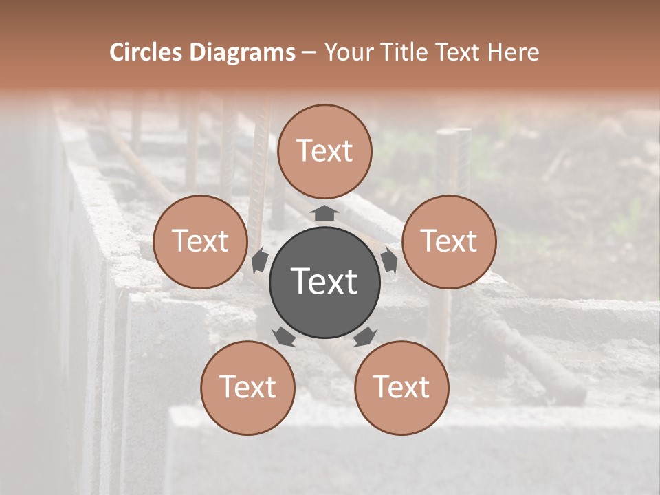 Concrete Excavation Accessory PowerPoint Template