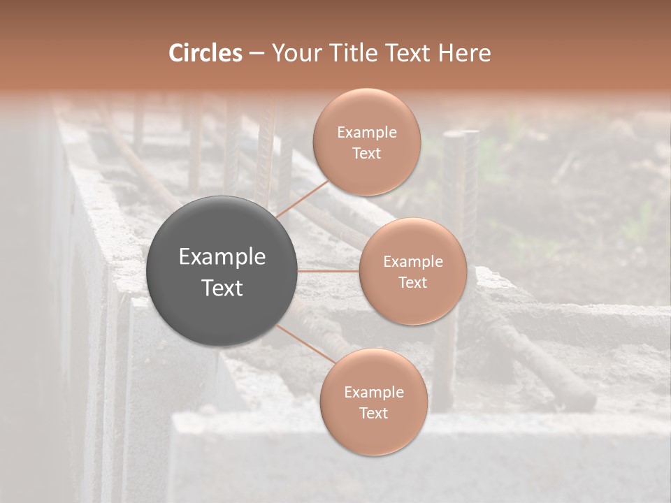 Concrete Excavation Accessory PowerPoint Template