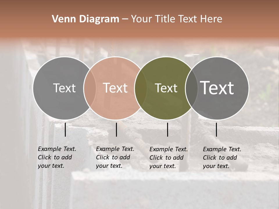 Concrete Excavation Accessory PowerPoint Template