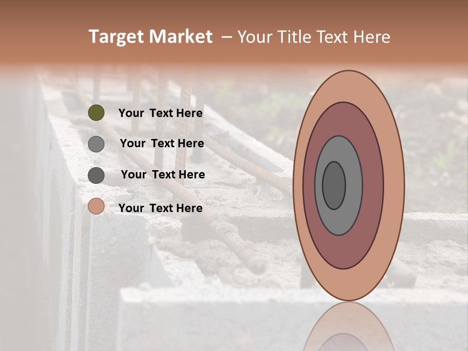 Concrete Excavation Accessory PowerPoint Template