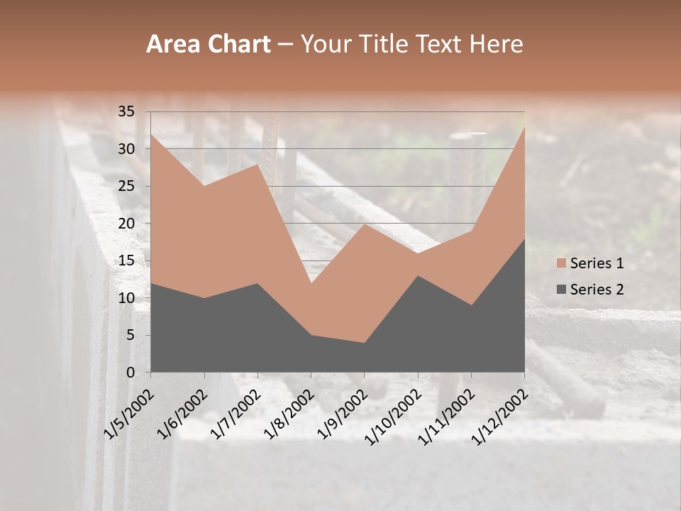Concrete Excavation Accessory PowerPoint Template
